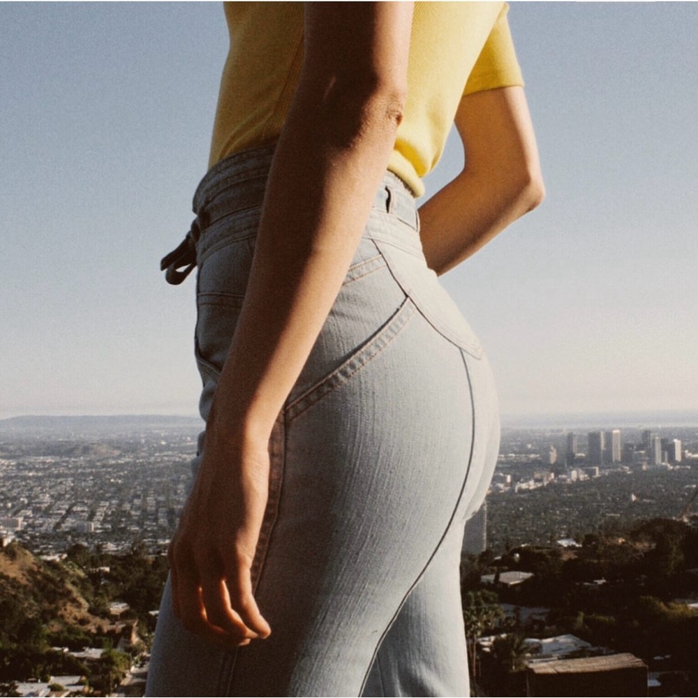 Stoned Immaculate High Rise Light Blue Jeans
